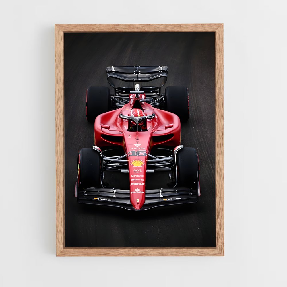 Poster Ferrari F1-75 Race Ready – affiche Voitures de Formule 1 (vue 4)